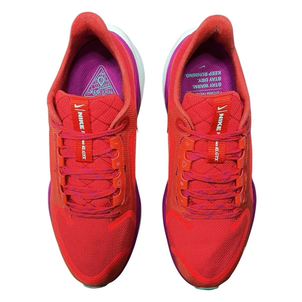 Nike Air Zoom Pegasus 41 GORE TEX Picante Red/Green HM8870-600 Women's Size 8